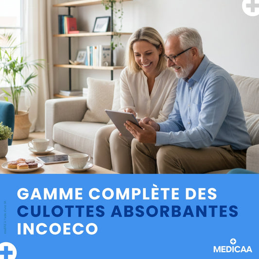 Gamme complète des culottes absorbantes Incoeco
