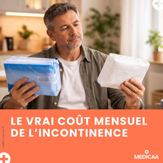 Le vrai coût mensuel de l’incontinence
