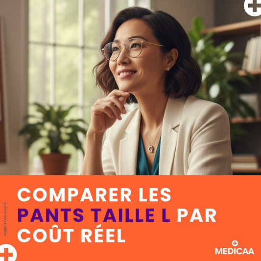 Comparer les pants taille L par coût réel