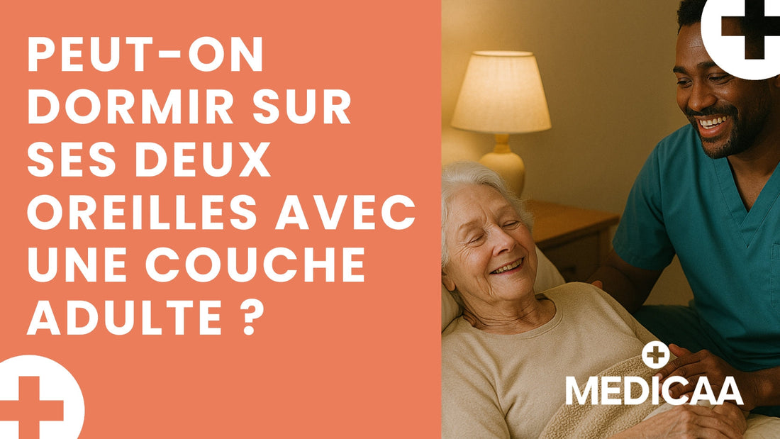 Peut-on dormir sur ses deux oreilles avec une couche adulte ?