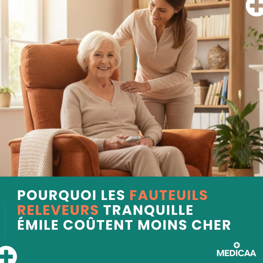 Pourquoi les fauteuils releveurs Tranquille Émile coûtent moins cher