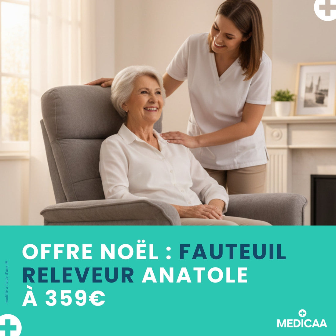 Offre Noel : fauteuil releveur Anatole à 359 euros