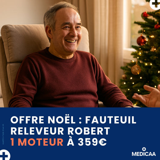 Offre Noel : fauteuil releveur Robert 1 moteur à 359 euros