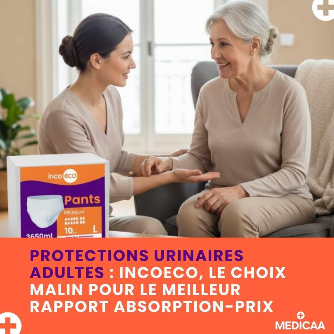 protections urinaires adultes : incoeco le choix malin pour le meilleur rapport absorption prix