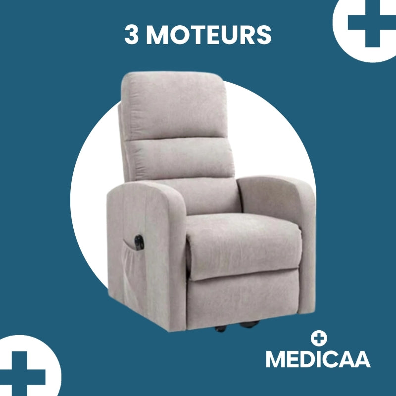 Medicaa fauteuils releveurs relax medical 3 moteurs