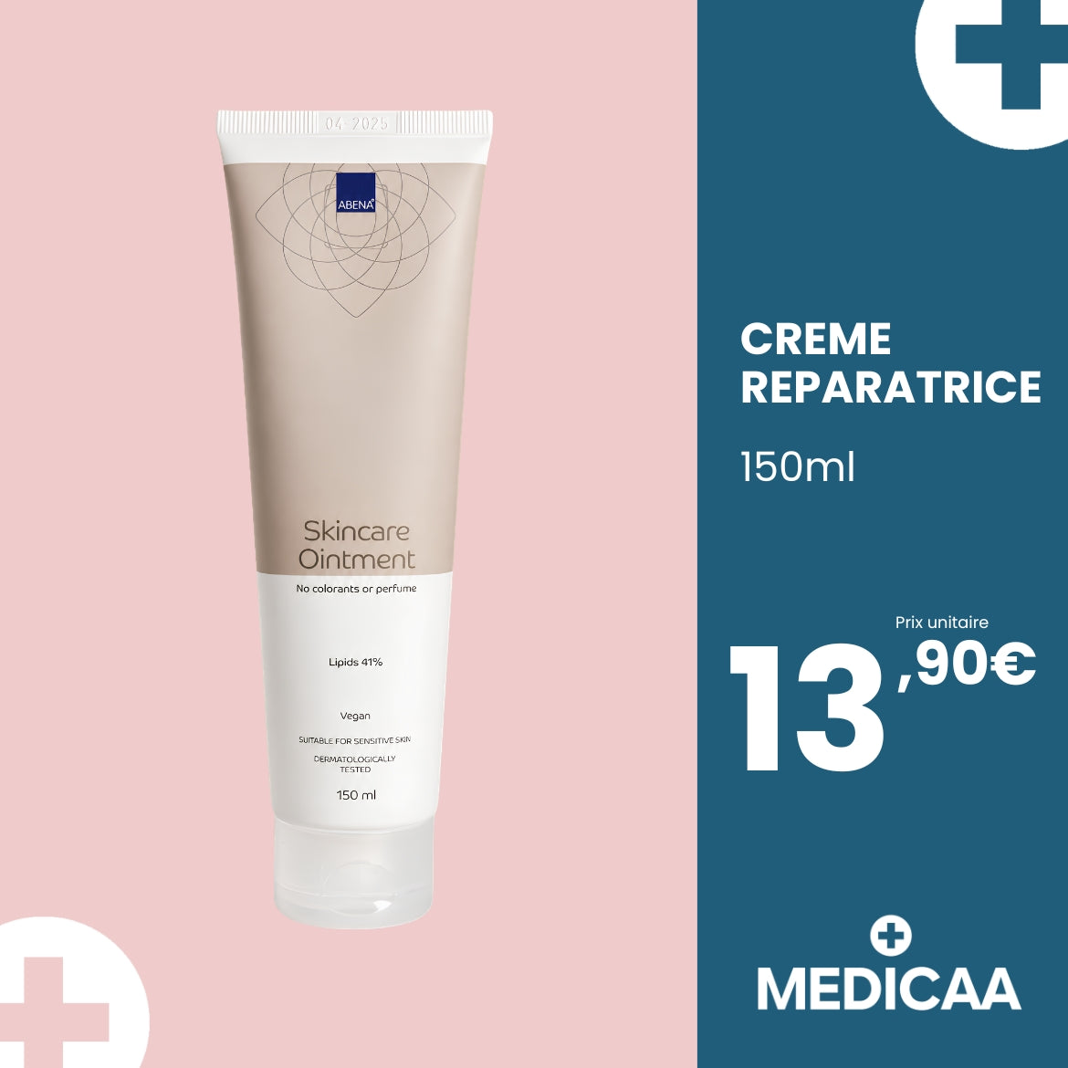 Crème Réparatrice 150mL - Abena