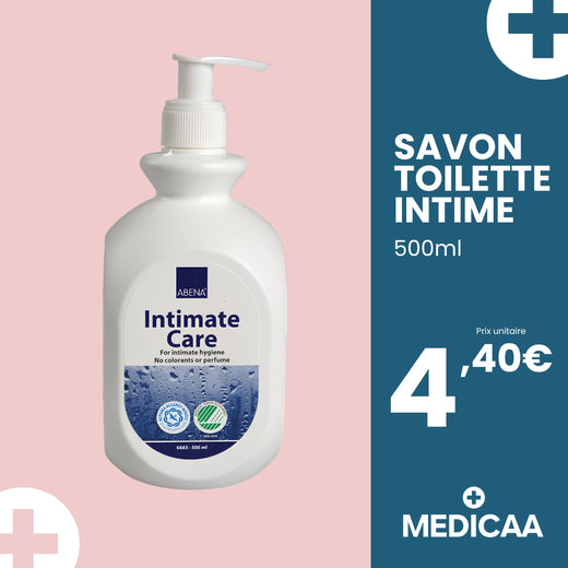 Toilette Intime Non Parfumée 500mL - Abena