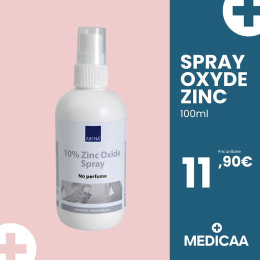 Spray Oxyde de Zinc 10% 100mL - Abena