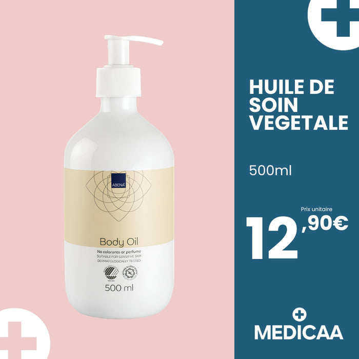 Huile de Soin Végétale 500mL - Abena