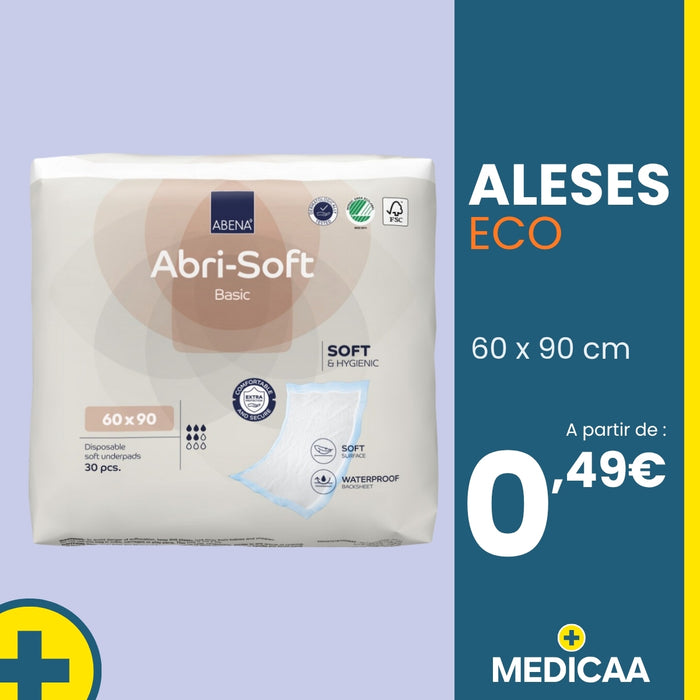 Alèse Jetable - Eco - 60 x 90 cm - Protection Lit