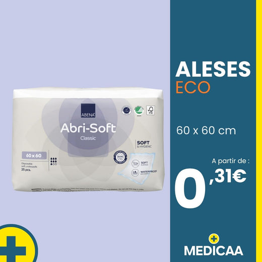 Alèse jetable pour fauteuil Eco - 60 x 60cm