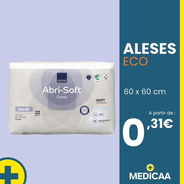 Alèse jetable pour fauteuil Eco - 60 x 60cm