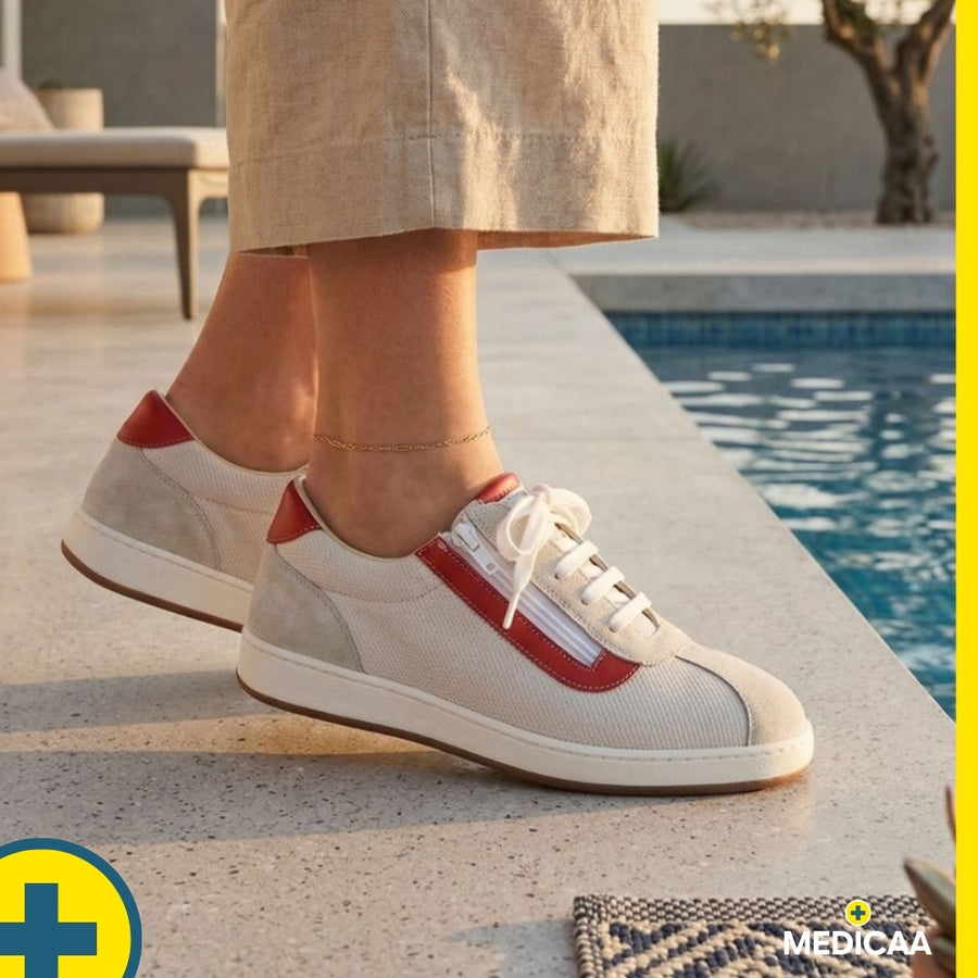 Baskets Confort Kira - Femme - Blanc