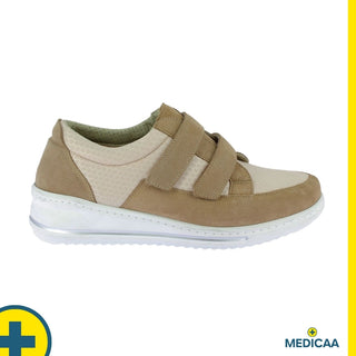 Baskets Confort Suzie - Femme - Beige