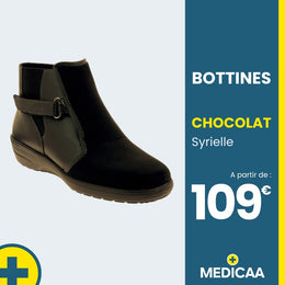 Bottines Orthopédiques Syrielle - Femme - Chocolat