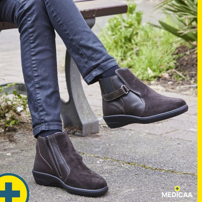 Bottines Orthopédiques Syrielle - Femme - Chocolat