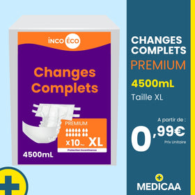 Changes Complets Premium - Ultra Absorbants - 4500 mL - Taille XL