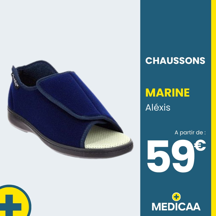 Chaussons Orthopédiques Alexis - Mixte - Marine