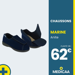 Chaussons Orthopédiques Anite - Mixte - Marine
