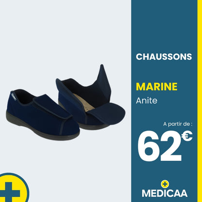 Chaussons Orthopédiques Anite - Mixte - Marine