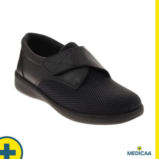 Chaussures à Bride Orthopédiques Alpes - Mixte - Noir