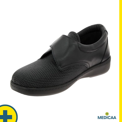Chaussures à Bride Orthopédiques Alpes - Mixte - Noir