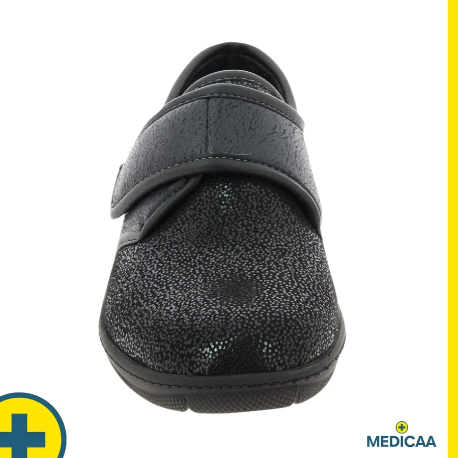 Chaussures à Bride Orthopédiques Manille - Femme - Noir