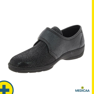 Chaussures à Bride Orthopédiques Manille - Femme - Noir