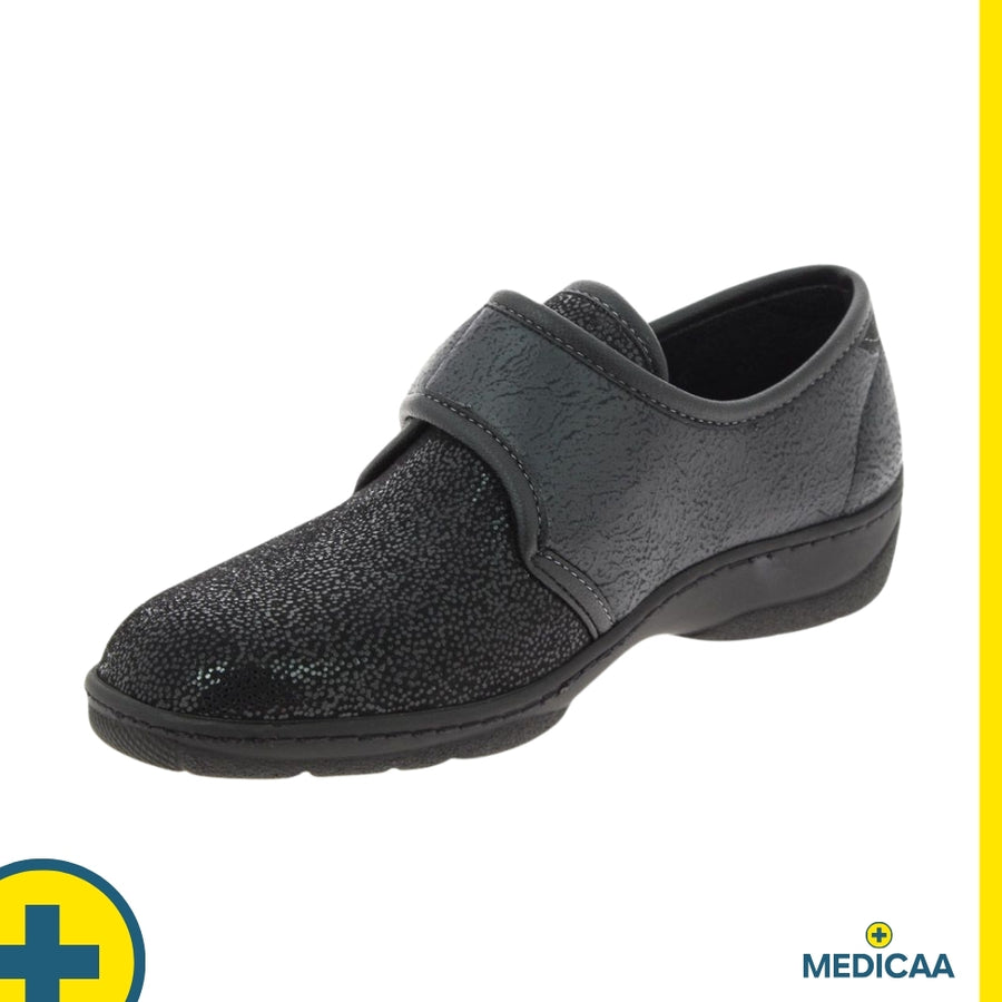 Chaussures à Bride Orthopédiques Manille - Femme - Noir