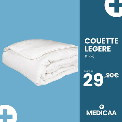 Couette légère blanche