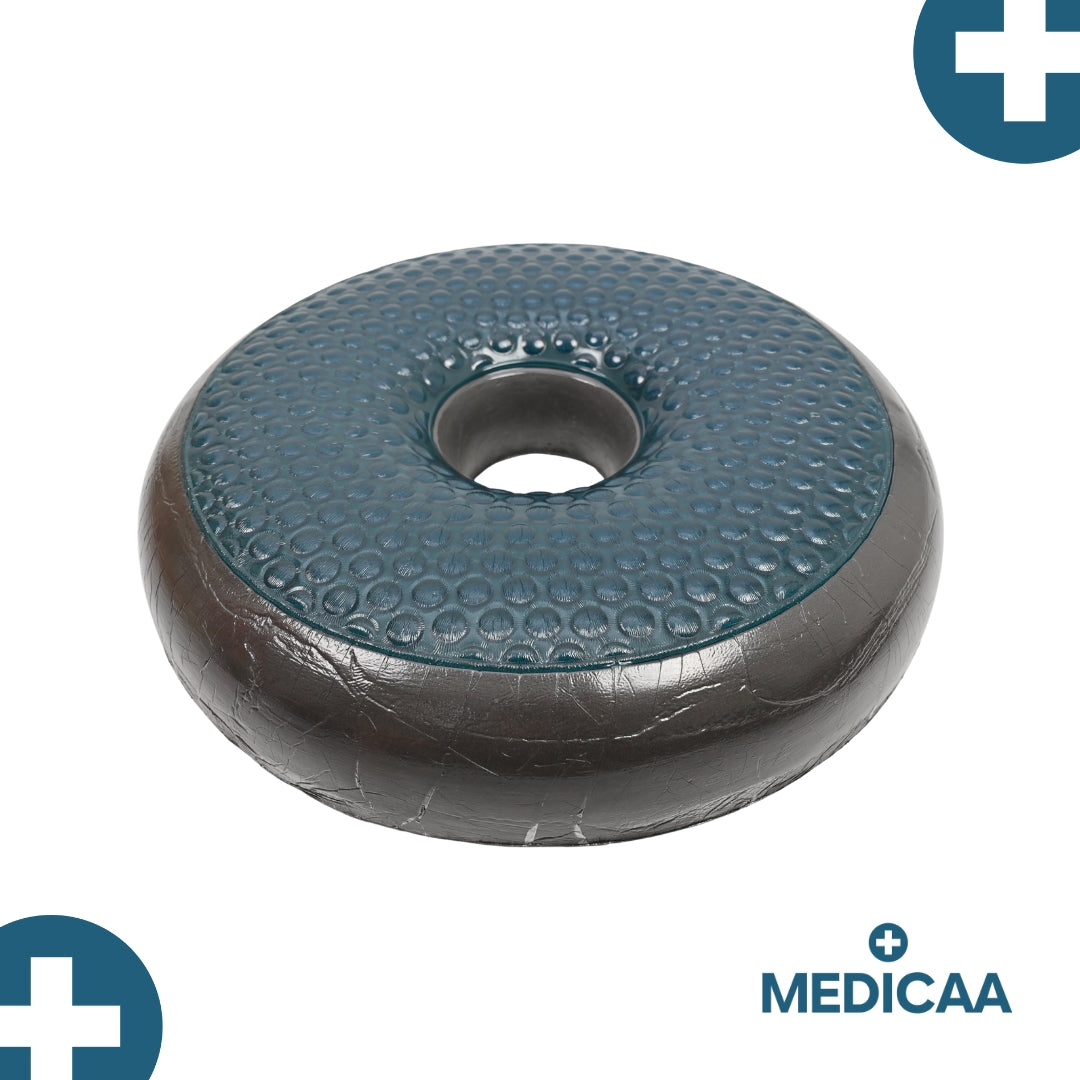 Coussin Bouee a Memoire de Forme et Gel 40 x 40 x 7 cm