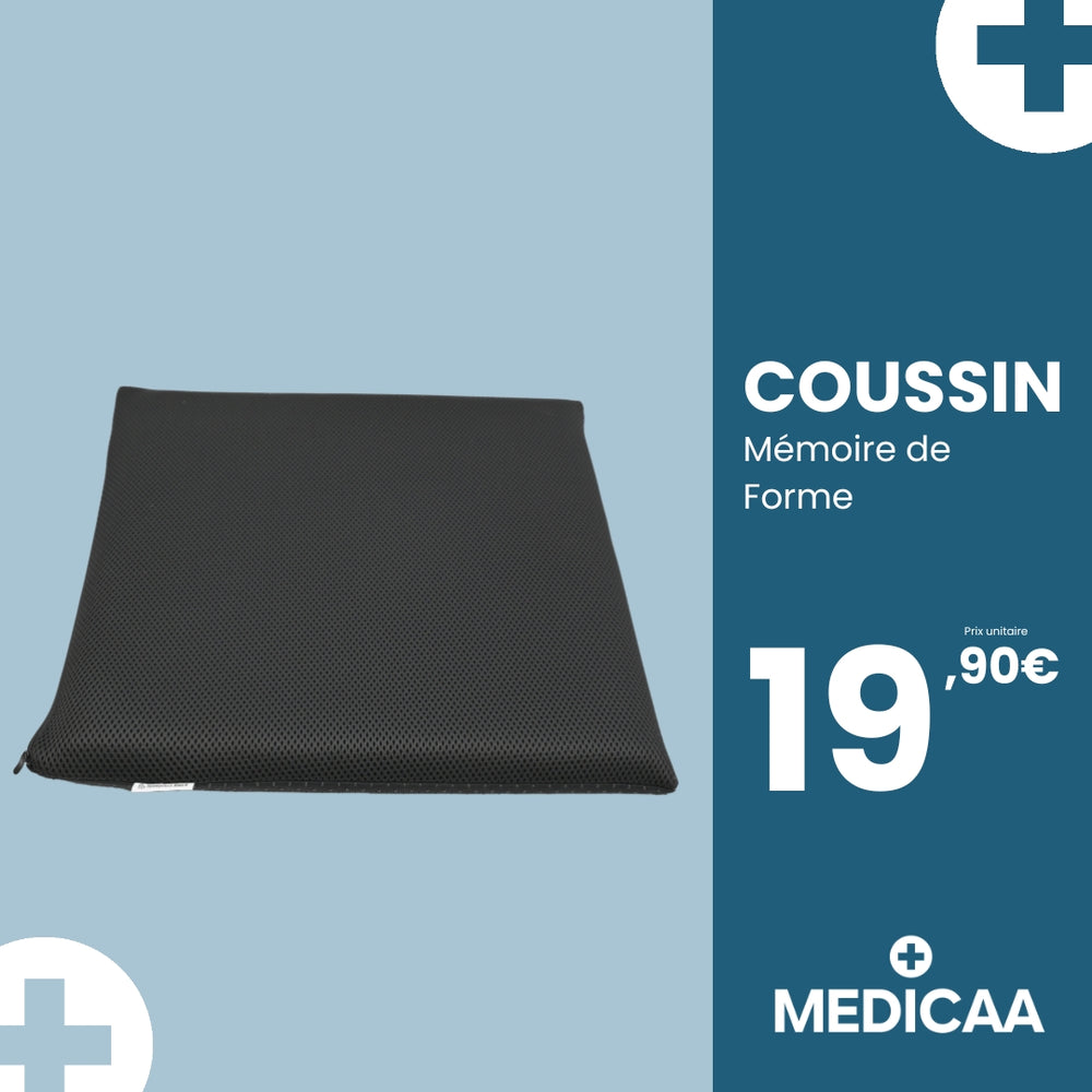 Coussin à Mémoire de Forme 40 x 40 x 4 cm
