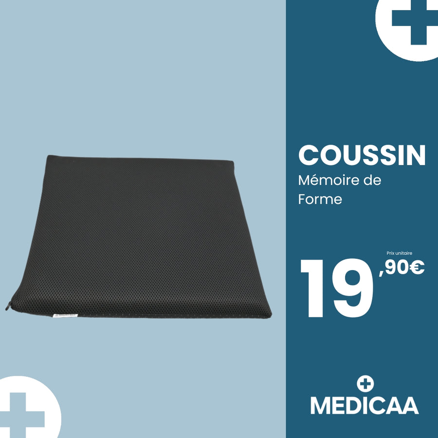 Coussin à Mémoire de Forme 40 x 40 x 4 cm