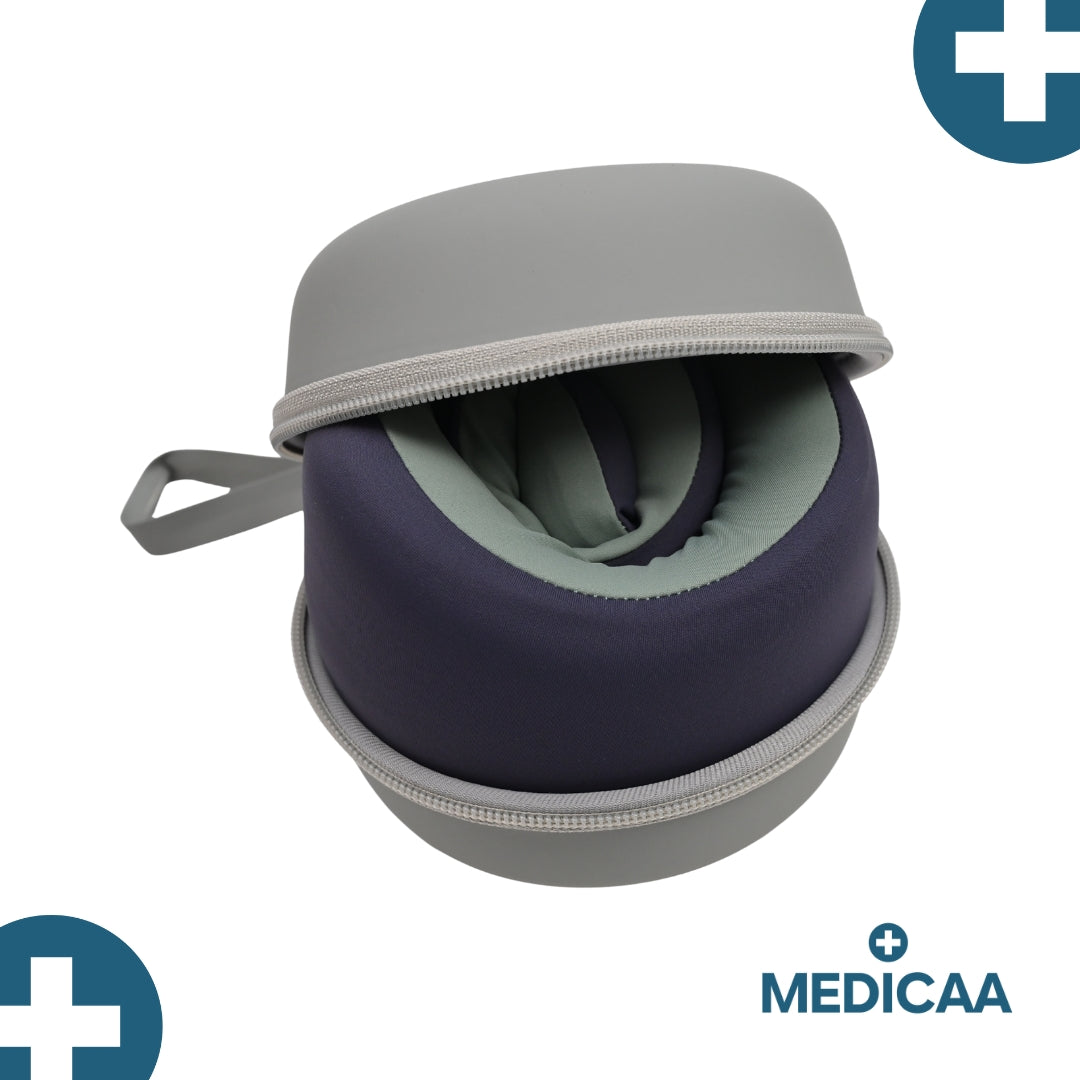 Coussin Nuque de Voyage en Mousse à Mémoire de Forme avec Boite