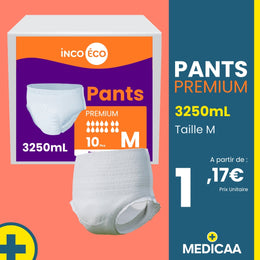 Culotte Ultra Absorbante - Pants Premium - 3250 mL - Taille M - IncoEco