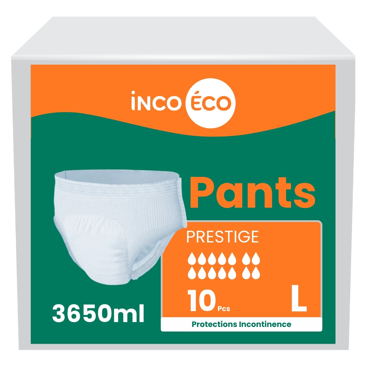 Culotte Ultra Absorbante - Pants Prestige - 3640 mL - Taille L - IncoEco