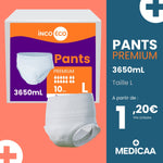 Culotte Ultra Absorbante - Pants Premium - 3650 mL - Taille L - IncoEco