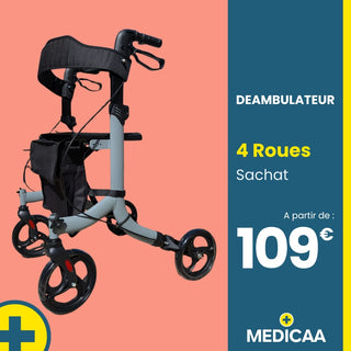 Déambulateur 4 Roues - (Sacha)