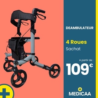 Déambulateur 4 Roues Sacha