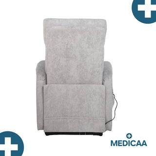 Fauteuil relax releveur 2 fonctions (1 moteur) – Gaspard – Gris Clair