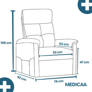 Fauteuil relax releveur 5 fonctions (4 moteurs) – Raymond – Beige