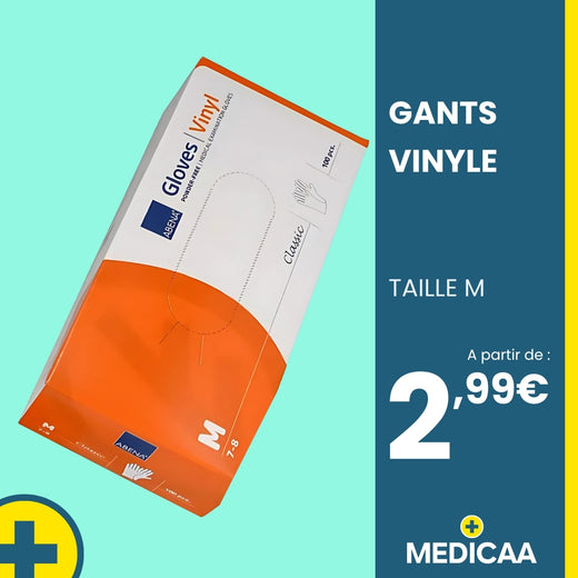 Gants Vinyle - Taille M