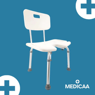 Chaise de douche ergonomique avec dossier Alice