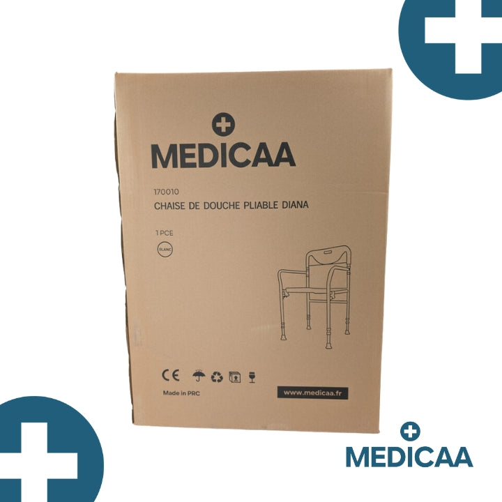 Medicaa siege de douche pliant senior personne agee Diana carton