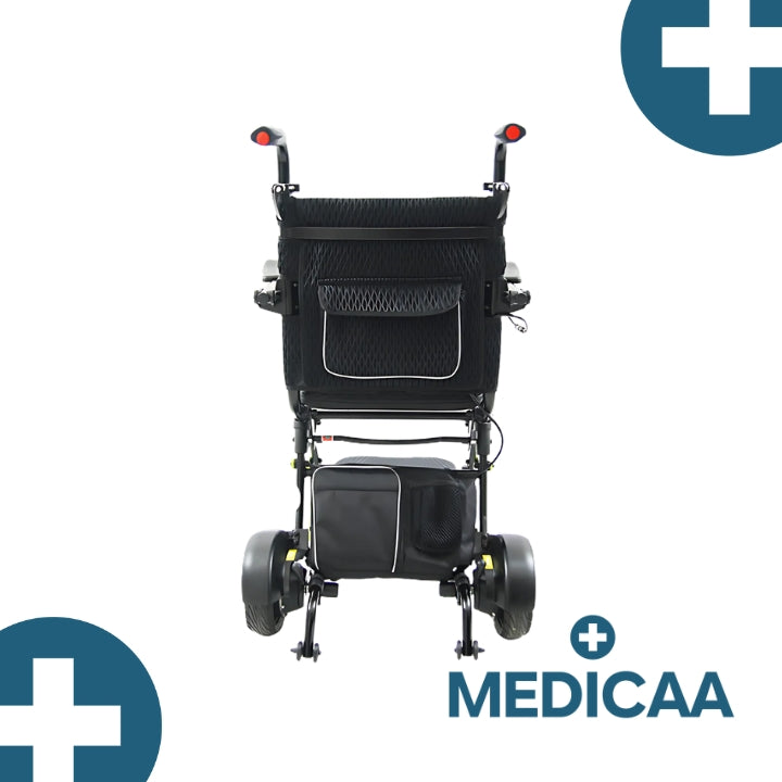 Fauteuil roulant electrique ultra leger Daniel arriere