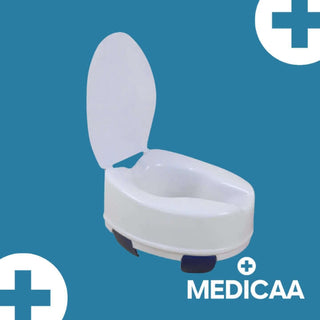 Rehausseur de toilette clipsable avec couvercle Noah