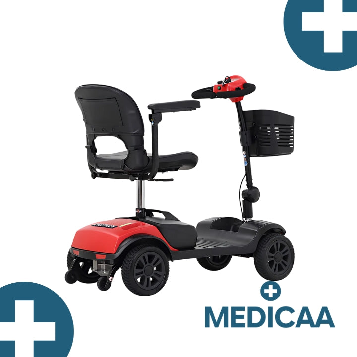 Medicaa scooter electrique 4 roues seniors personne agees Adrien profil arriere