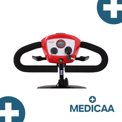 Medicaa scooter electrique 4 roues seniors personne agees Adrien guidon dessus