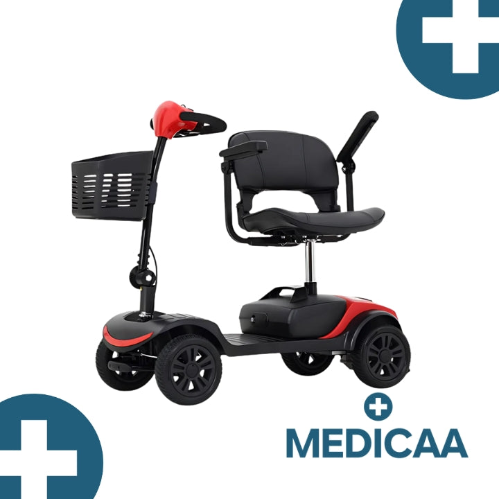 Medicaa scooter electrique 4 roues seniors personne agees Adrien siege rotatif accoudoir