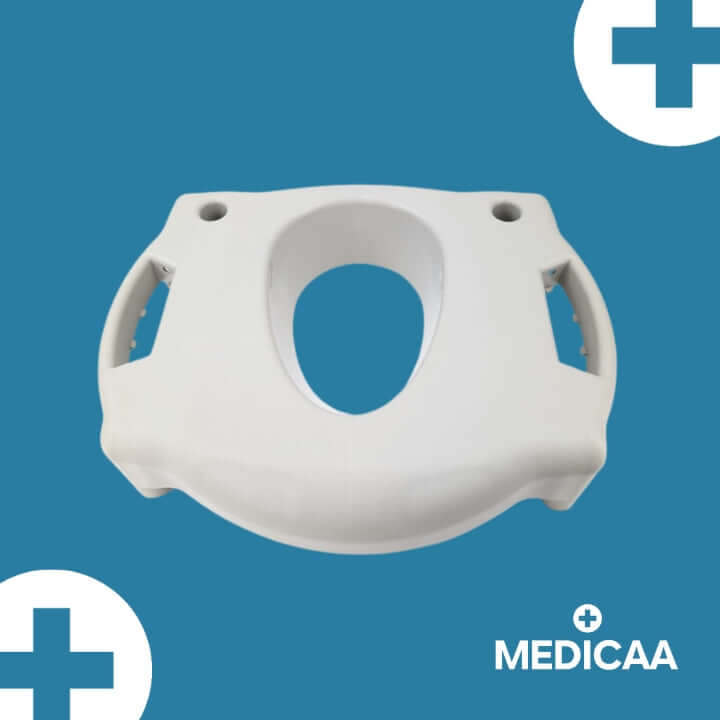 Medicaa chaise percee garde robe douche reglable en hauteur Olivia assise seule